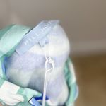 Hill House Allie Zip Up Sweatshirt Hoodie Kaleidoscopic Beach Blue Fleece S NWT Photo 13