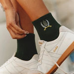 NWT Free people Movement Crest Buti Socks In Moss Green Photo 0