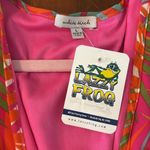 White Birch BOUTIQUE ROMPER FLIRTY TROPICAL LOOSE FITTING TOP ELASTIC WAIST L Photo 1