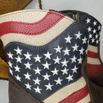 Womens JB Dillon USA Cowboy Boots Leather American Flag size B. Photo 3