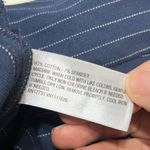 A New Day  Women's High Rise Skinny Ankle Pants Navy Blue Pinstripe 8 Regular Photo 4