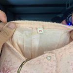 Vtg 1950s Pink Beaded Floral Cardigan Soft Size 36 Small Sequin Pearl Buttons Photo 5