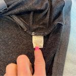 Mystree  Long Sleeve Wrap Drape Sweater Top Shirt Solid Gray Medium Casual Photo 11