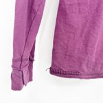 Guess Womens Y2K Vintage Rhinestone Crown Embellished Hooded Top Size M Purple Photo 3