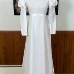 Beautiful Vintage 1960s/70s Renaissance Wedding Gown! White Size 10 Photo 0