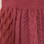 SHEIN Cable Knit Drop Shoulder Sweater Dress Red Size undefined Photo 5