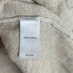 Pure Jill 100% Cotton Textured Knit Sweater Cardigan Size M Oversized Open Beige Tan Size M Photo 5