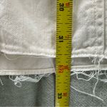 frame denim Frame Women’s Ivory Cream Denim Sleeveless Frayed Mini Dress Size XS Photo 5