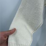 Altar'd State  Off White Oversized Fuzzy Turtleneck Ribbed Sweater Size Medium Photo 5