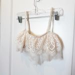Victoria's Secret  Crochet Lace Bralette Size Small Lightweight Flare NWT Photo 1