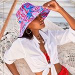 Lilly Pulitzer Sun Hat Ruby Red Wild Times Photo 0