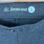 Betabrand  women’s bootcut classic yoga pull on dress pants charcoal gray size LT Photo 1