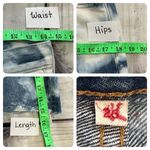 Levi's Levi Strauss Tie Dye Denim Skirt Womens Size 26 Raw Hem Levi’s Photo 3