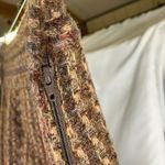 Hunter Sportswear wool Midi Skirt Size 10 USA Made Vintage Houndstooth 4 Brown Photo 2