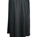 White House | Black Market  Aline Drama Ankle Skirt Dark Gray Size 10 Photo 9