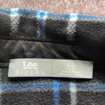 Lee ’s Black and Blue Button Down Shirt with Long Sleeves Photo 1