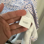 Peter Millar  Women’s Sleeveless Polo | Size L | Blue & Pink Striped Photo 3