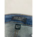Judy Blue  Skinny Fit Jeans Women's Size 5 Distressed Frayed Hem Blue Denim Photo 4