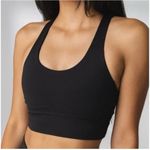 Balance Athletica /Vitality Aura Strappy Sports Bra in Midnight Black Size Medium Photo 3