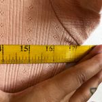 Old Navy Peach Ribbed Baby Tee Crop Top Cottagecore Minimalist Soft Girl‎ Small Photo 5