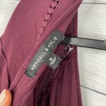 Kendall + Kylie Burgundy Tie Front Open Back Romper Jumpsuit Shorts Size Small Photo 8