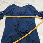 Axes Femme Navy blue open front lace detail cardigan Size medium Photo 5