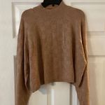 PacSun Women's Tan Sweater size S length 18” bust 42” so soft long sleeve Photo 0