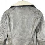 Sam Edelman  Moto‎ Jacket Womens XSmall Sherpa Grunge Biker Hipster Rocker Photo 3