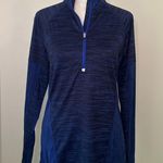 Athleta blue & black long-sleeve quarter zip jacket size S Photo 1