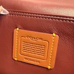 Coach  Foldover Chain Clutch with Floral Applique Crossbody Photo 8