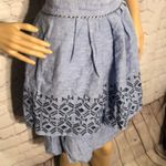 Anthropologie Odille Alpine Dream Skirt Chambray S Photo 5