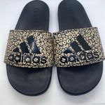 Adidas Adilette Comfort Slides black white unisex womens sz 6 Photo 4