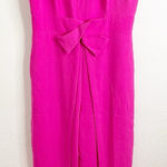 Alex Marie  Jumpsuit Hot Pink Bow Front Wide Leg Size 16 Photo 0