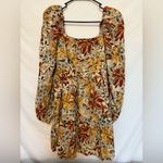 & Other Stories NWT & Other Stories mini smock dress w/ volume sleeves in autumnal floral Size 4 Photo 1
