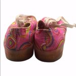 Dynamite Wanted  Pink Printed Sneakers Women’s Size 6 Made in Italy Photo 4