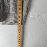 Vintage Panter Sweater Vest Womens Medium Knit Wool Blend Leaf Pattern USA 80s Gray Size 8 Photo 5