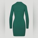 Aritzia Sunday Best Emerald Green Long Sleeve Slim Ribbed Mini Dress Size XL Photo 1