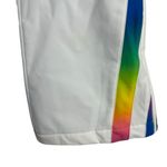 Perfect Moment White Rainbow Chevron Flare Leg Nylon Waterproof Ski Pants Size L Size L Photo 9