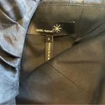 Isabel Marant Mini Dress One Shoulder Ruffle Linen Body-con Sexy Black 0 Photo 6