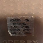 Sperry Top Sider Sandals Womens 7 Thong Flip Flops Beige Leather Flats Casual Photo 3