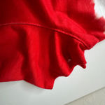 Chico's Tie Dye V-Neck Short Sleeve Tee Size 2 Large Americano Patriotic Summer Photo 4