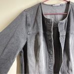 Jeanology Grey Denim Crochet Jacket size 16 Gray Photo 4
