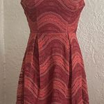 Francesca’s Collections Rust Floral Lace Fit and Flare Dress NWT XS Autumn Fall Photo 0