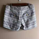 The Limited  Blue and White Shorts with Bohemian Embroidery Photo 0