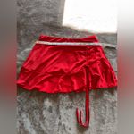 Avidlove  Red Wrap Salsa Mini Skirt Women’s Sz S EUC Photo 4