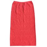 Missoni EUC  Tetried Stretch Pull-On Midi Pencil
Skirt Orangey Red Size Medium Photo 8