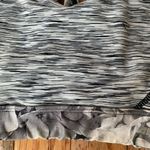 gray and black marbled athletic sports bra Photo 4