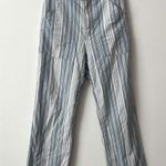 Lacausa 2 Rowan Cotton Pants in Blue Stripes Photo 2