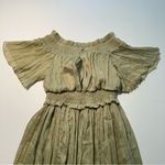 ASOS LONG PLEATED OFF THE SHOULDER MAXI DRESS SIZE 4 Photo 6