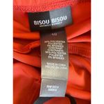 Bisou Bisou NWT  Women’s 10 Halter Style Rust and Brown No Wrinkle Slinky Photo 3